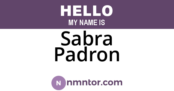 Sabra Padron
