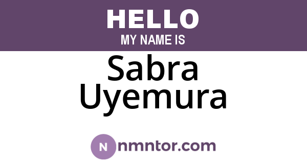Sabra Uyemura
