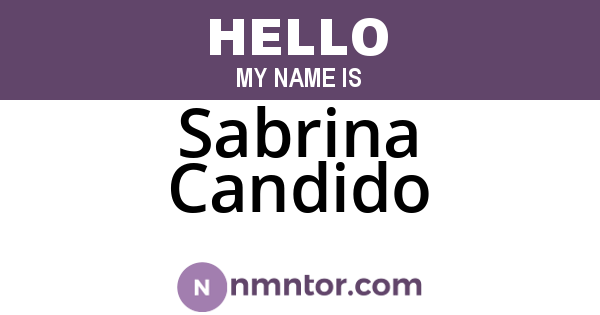 Sabrina Candido