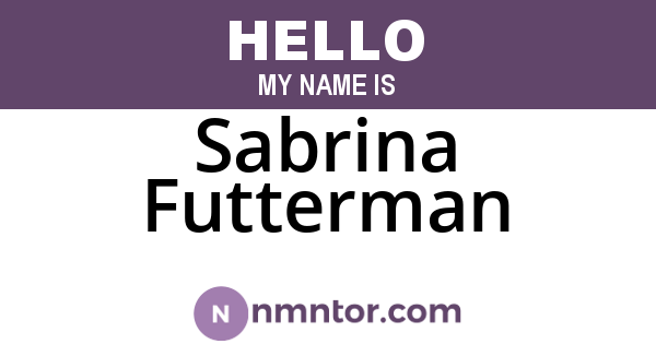 Sabrina Futterman