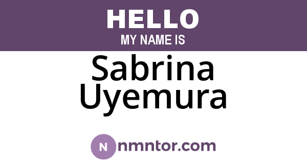 Sabrina Uyemura