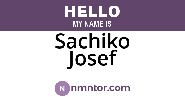 Sachiko Josef