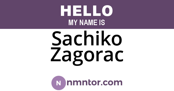 Sachiko Zagorac