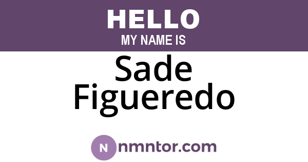 Sade Figueredo