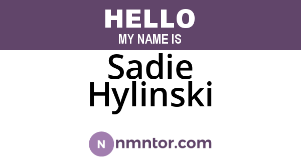 Sadie Hylinski