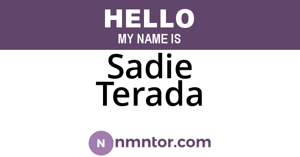 Sadie Terada
