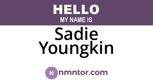 Sadie Youngkin