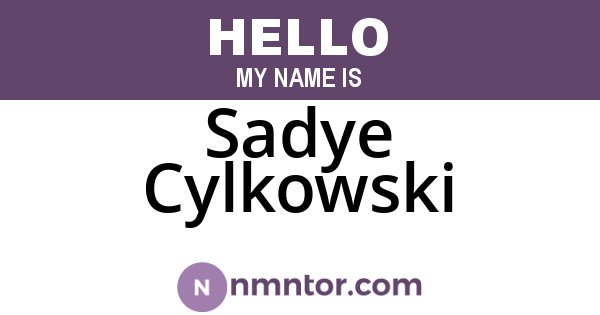 Sadye Cylkowski