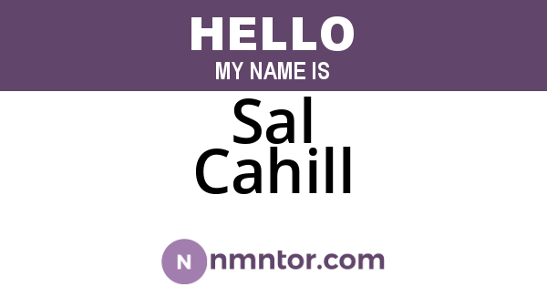 Sal Cahill