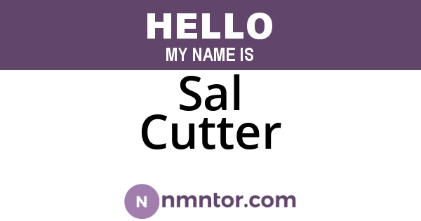 Sal Cutter