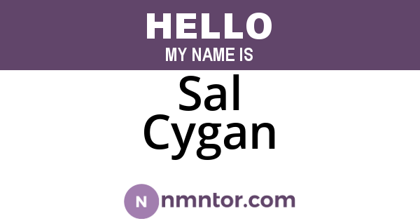Sal Cygan