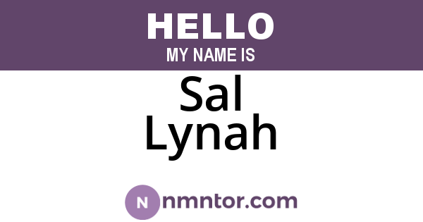 Sal Lynah