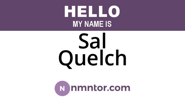 Sal Quelch