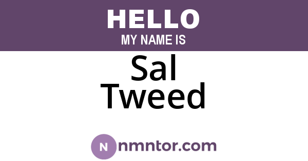 Sal Tweed