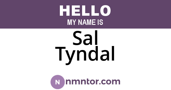 Sal Tyndal