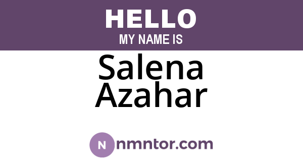 Salena Azahar
