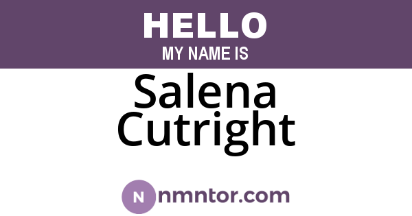 Salena Cutright
