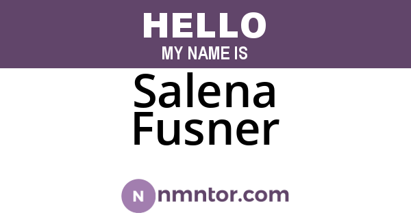 Salena Fusner