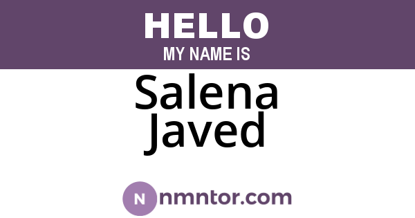 Salena Javed