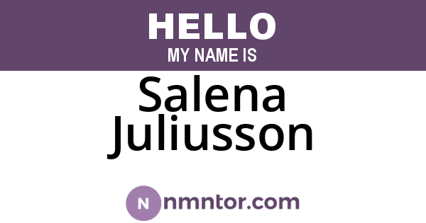 Salena Juliusson