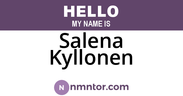 Salena Kyllonen