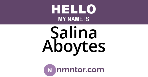 Salina Aboytes