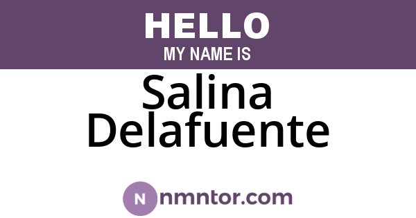 Salina Delafuente