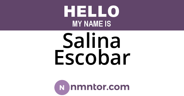 Salina Escobar