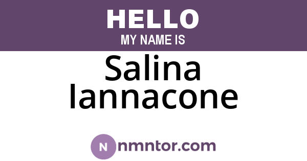 Salina Iannacone