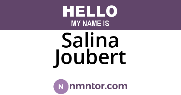 Salina Joubert