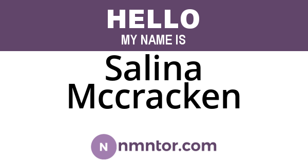 Salina Mccracken