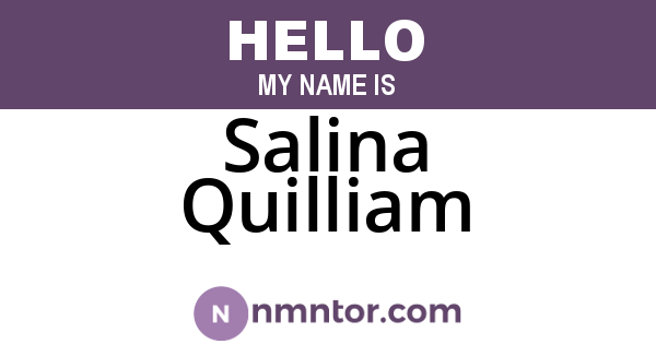 Salina Quilliam