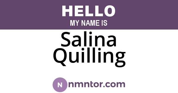 Salina Quilling