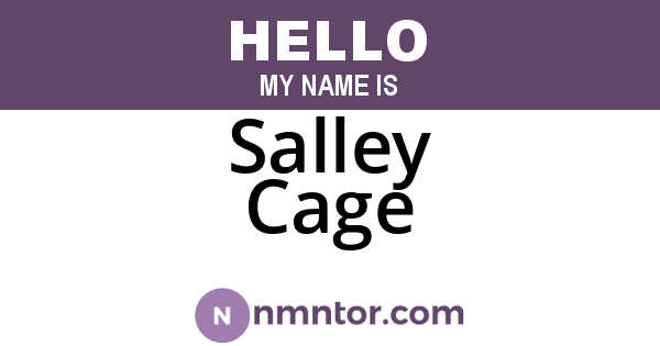 Salley Cage