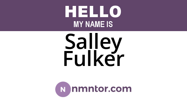 Salley Fulker