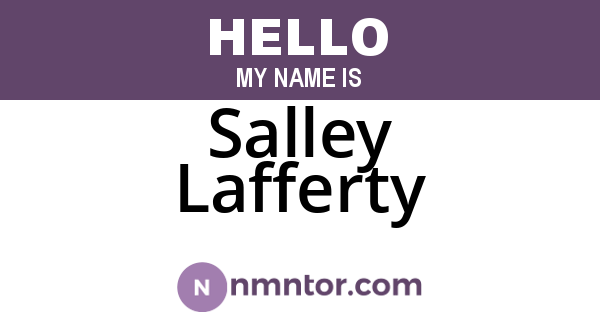 Salley Lafferty
