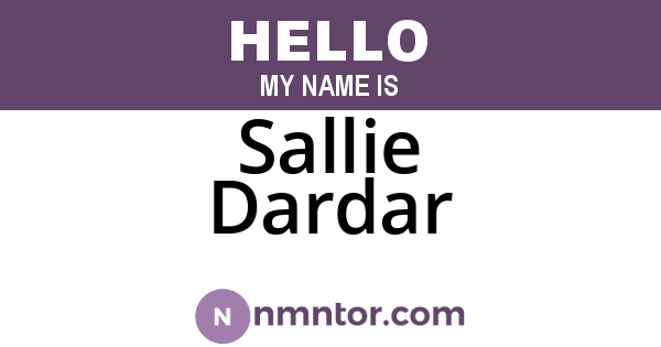 Sallie Dardar