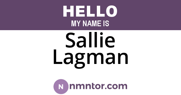 Sallie Lagman