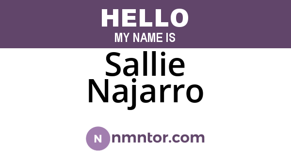 Sallie Najarro