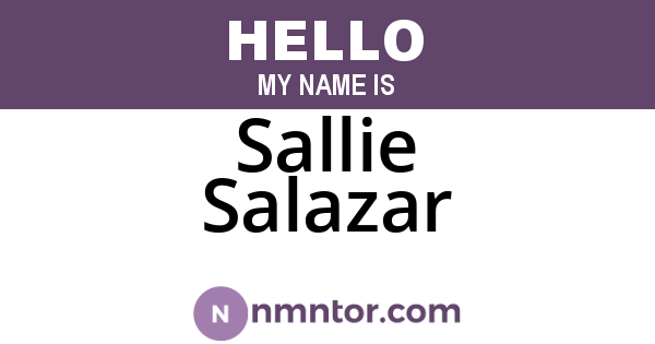 Sallie Salazar