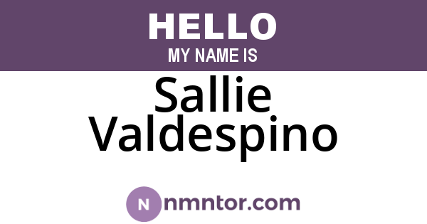 Sallie Valdespino