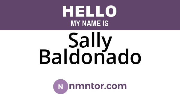 Sally Baldonado