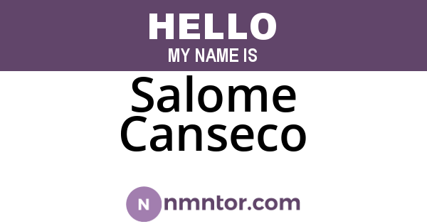 Salome Canseco
