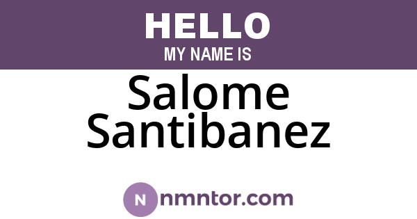 Salome Santibanez