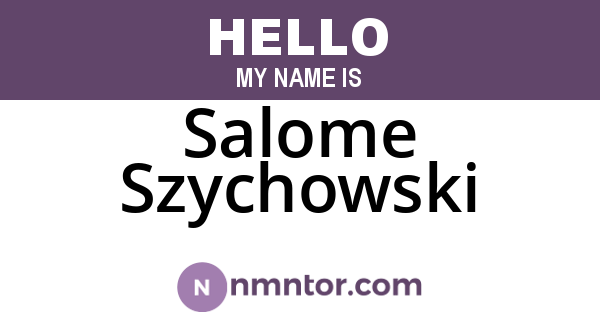 Salome Szychowski