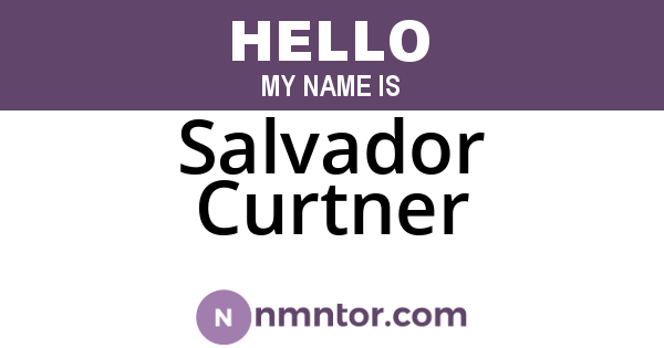 Salvador Curtner