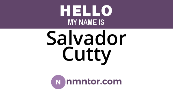 Salvador Cutty