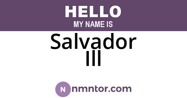Salvador Ill