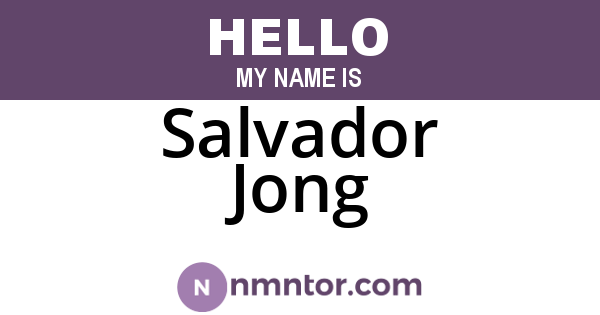 Salvador Jong