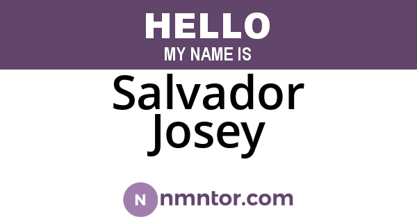 Salvador Josey
